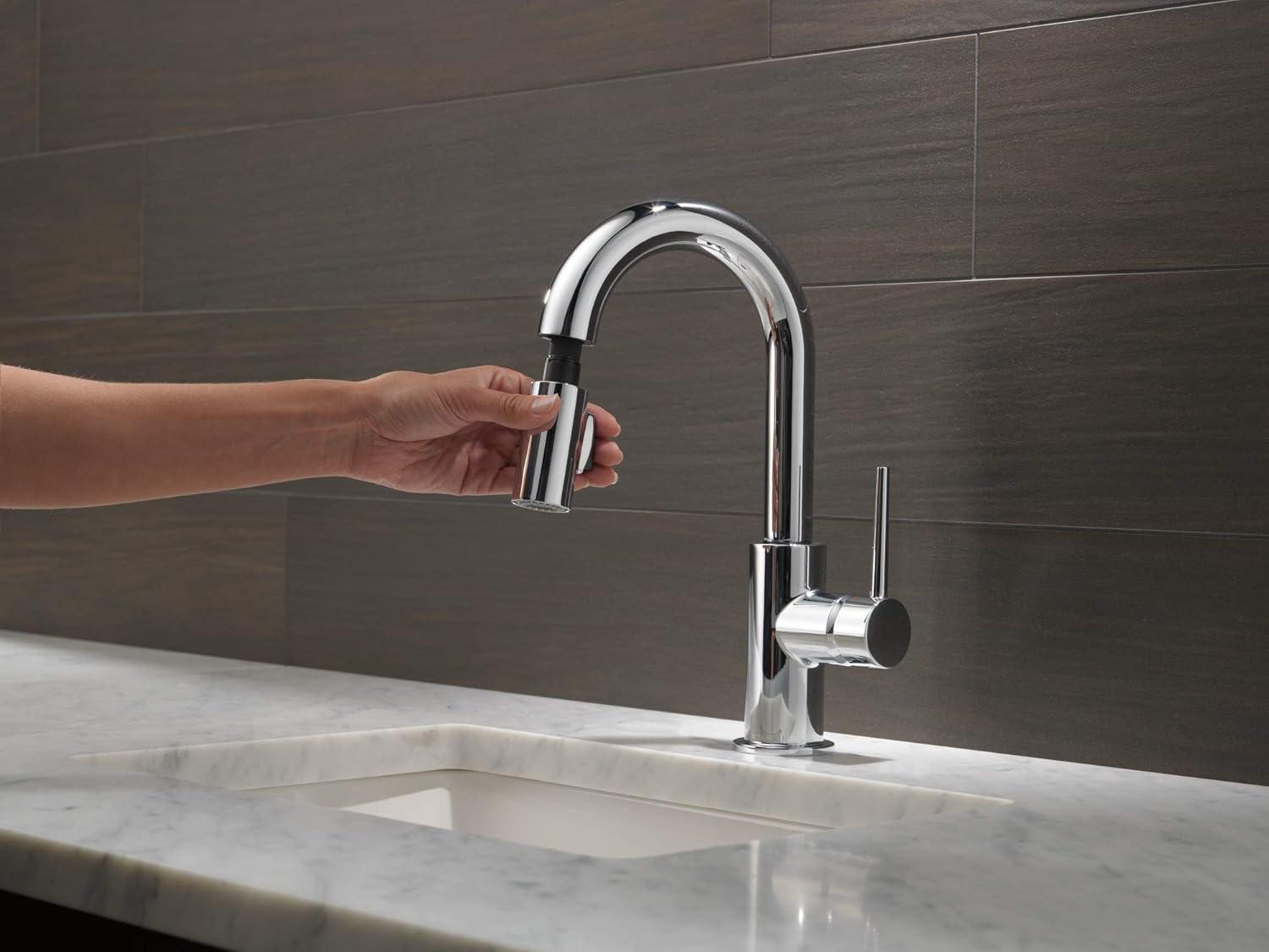 Single Handle Pull-Down Bar/Prep Kitchen Limited Swivel