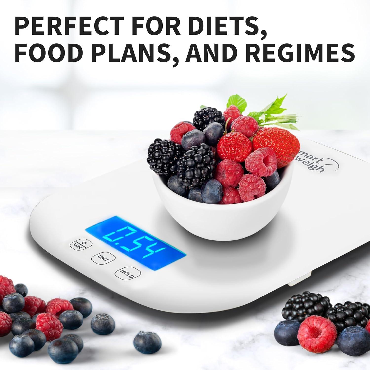 Smart Weigh Digital Food Scale - White