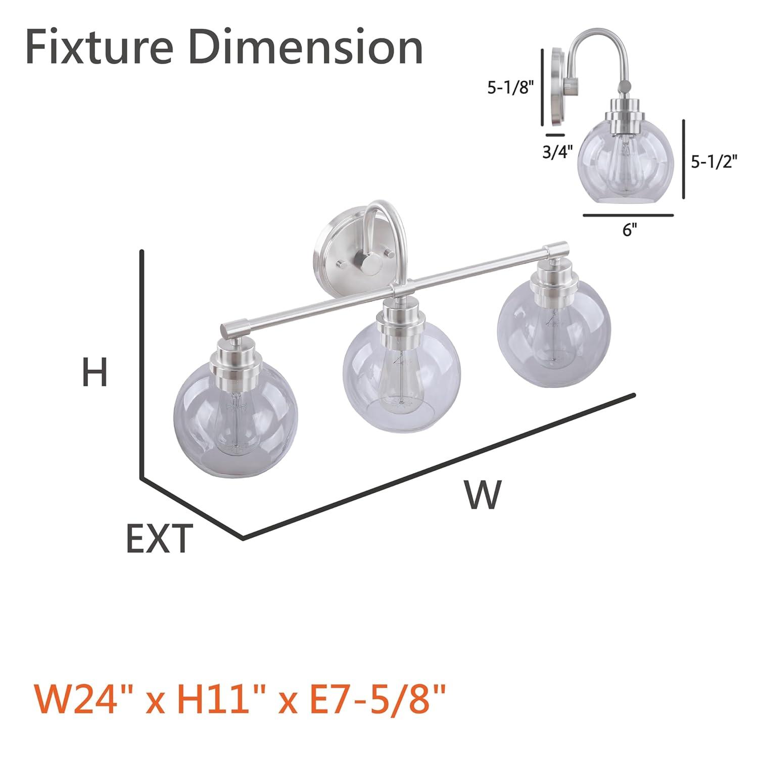 Aspen Creative Corporation 3 - Light Vanity Light