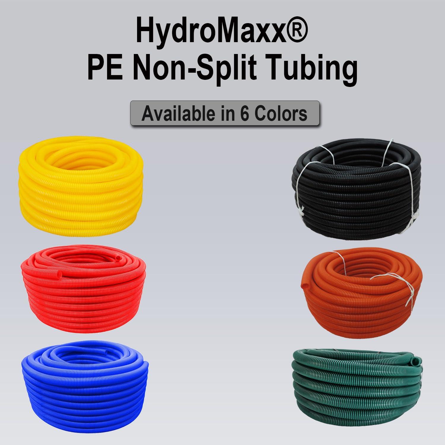 100 ft Orange Flexible Corrugated PVC Tubing Wire Loom