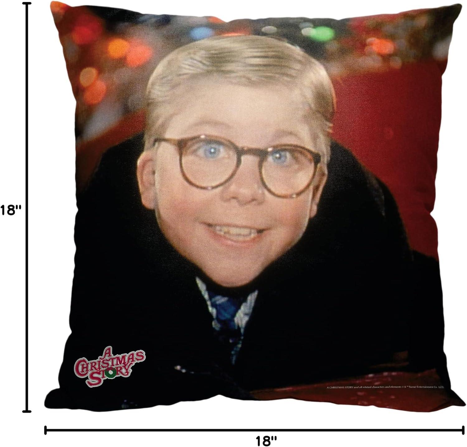Warner Bros. A Christmas Story What I Want For Christmas Is Throw Pillow 18x18 Inches