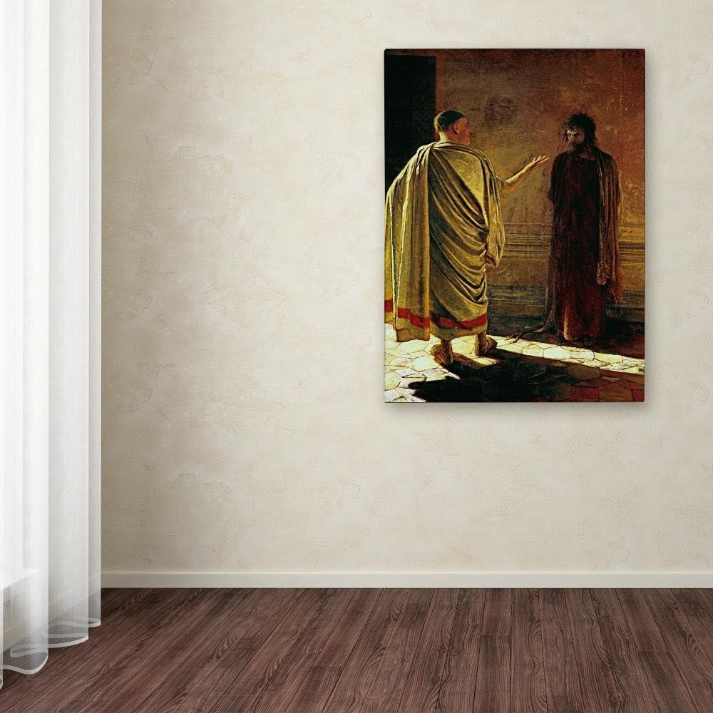 Trademark Fine Art " What Is Truth (Christ And Pilate) " by Nikolai Ge