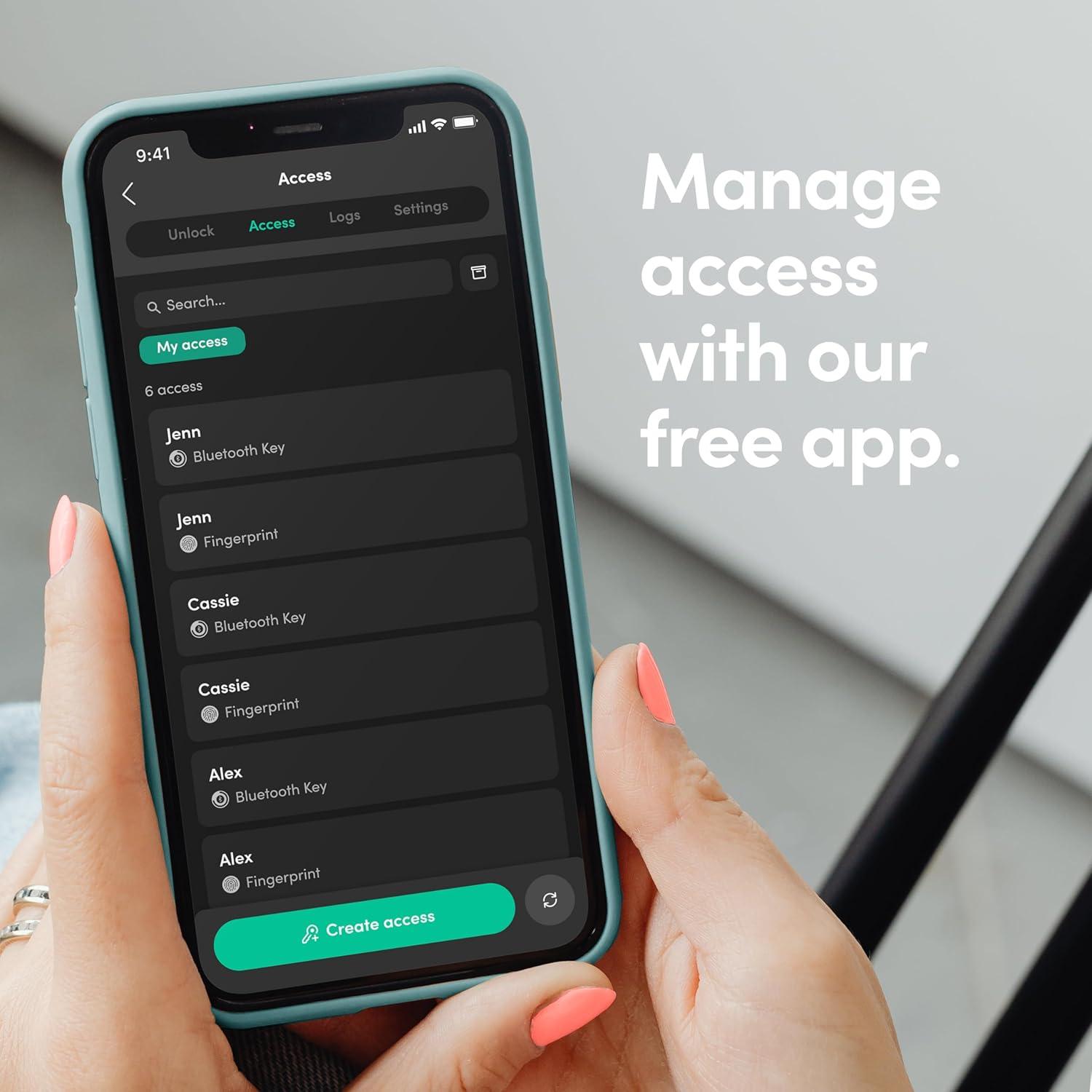igloohome Smart Padlock Lite (Black), SP3B