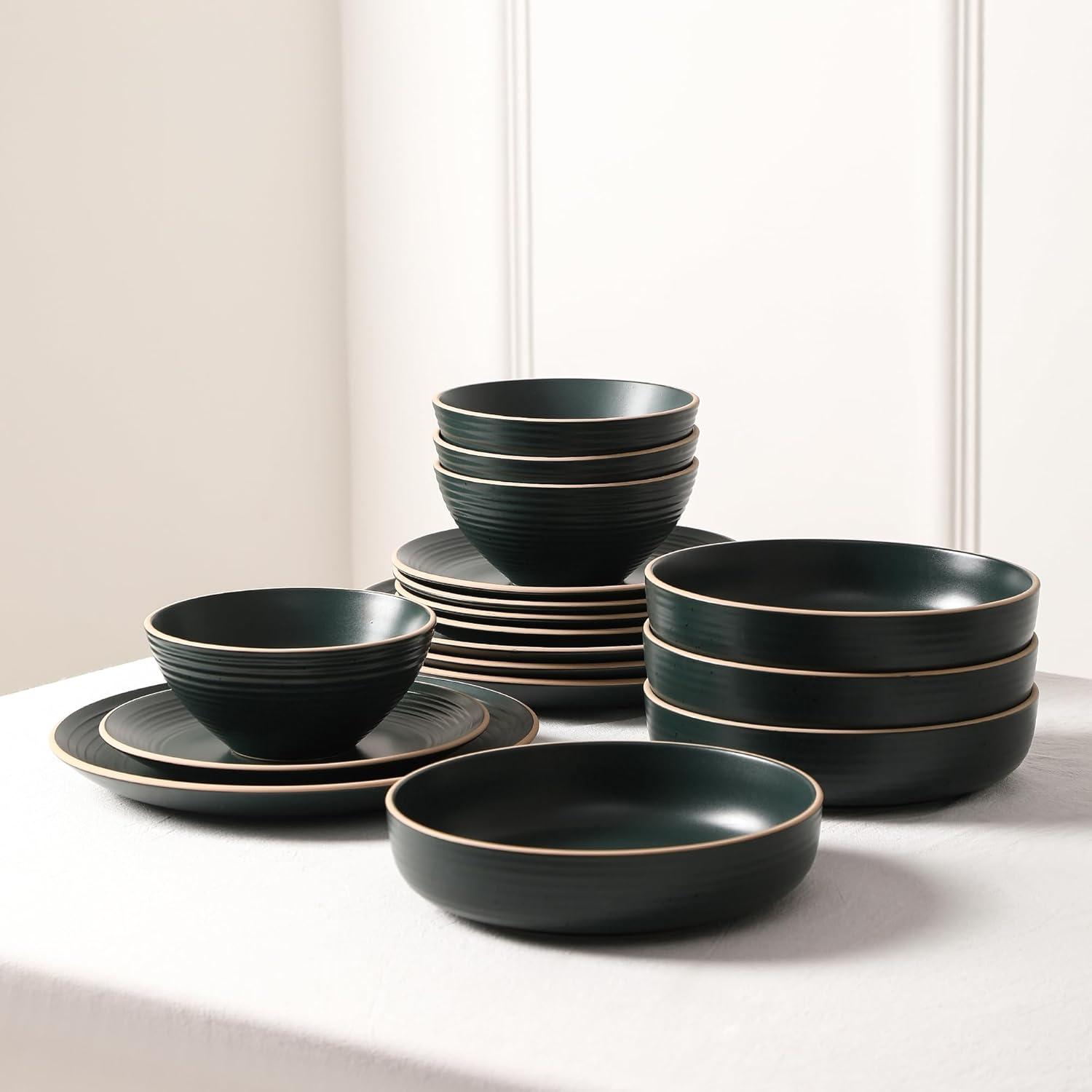 Stone Lain Lauren 16-Piece Dinnerware Set Stoneware