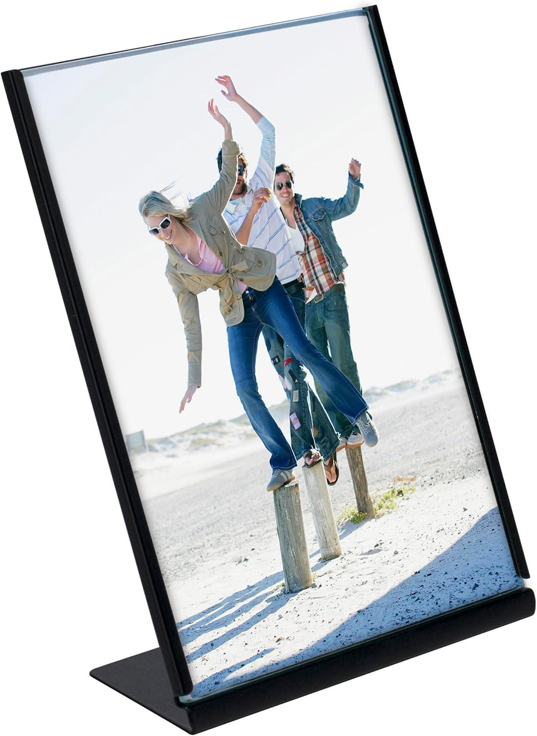 MATTE BLACK METALLIC 5x7 bentback base by Malden - 5x7