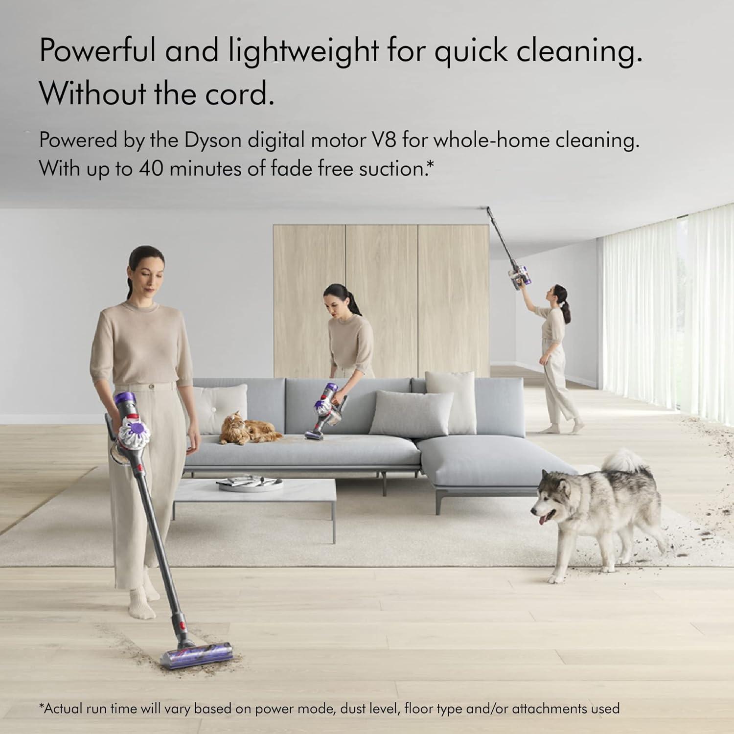 Dyson V8 Cordless Vacuum with 5 Extra Accessories