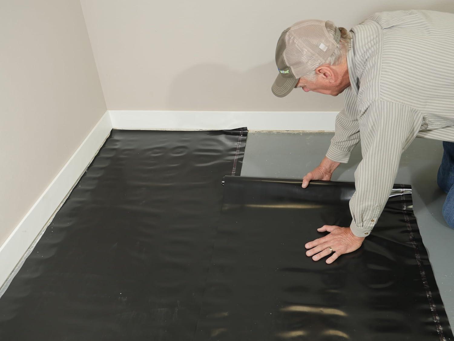 MoistureBarrier MP Global Products Moisture/Vapor Barrier Underlayment for Laminate, Engineered and Hardwood Floors