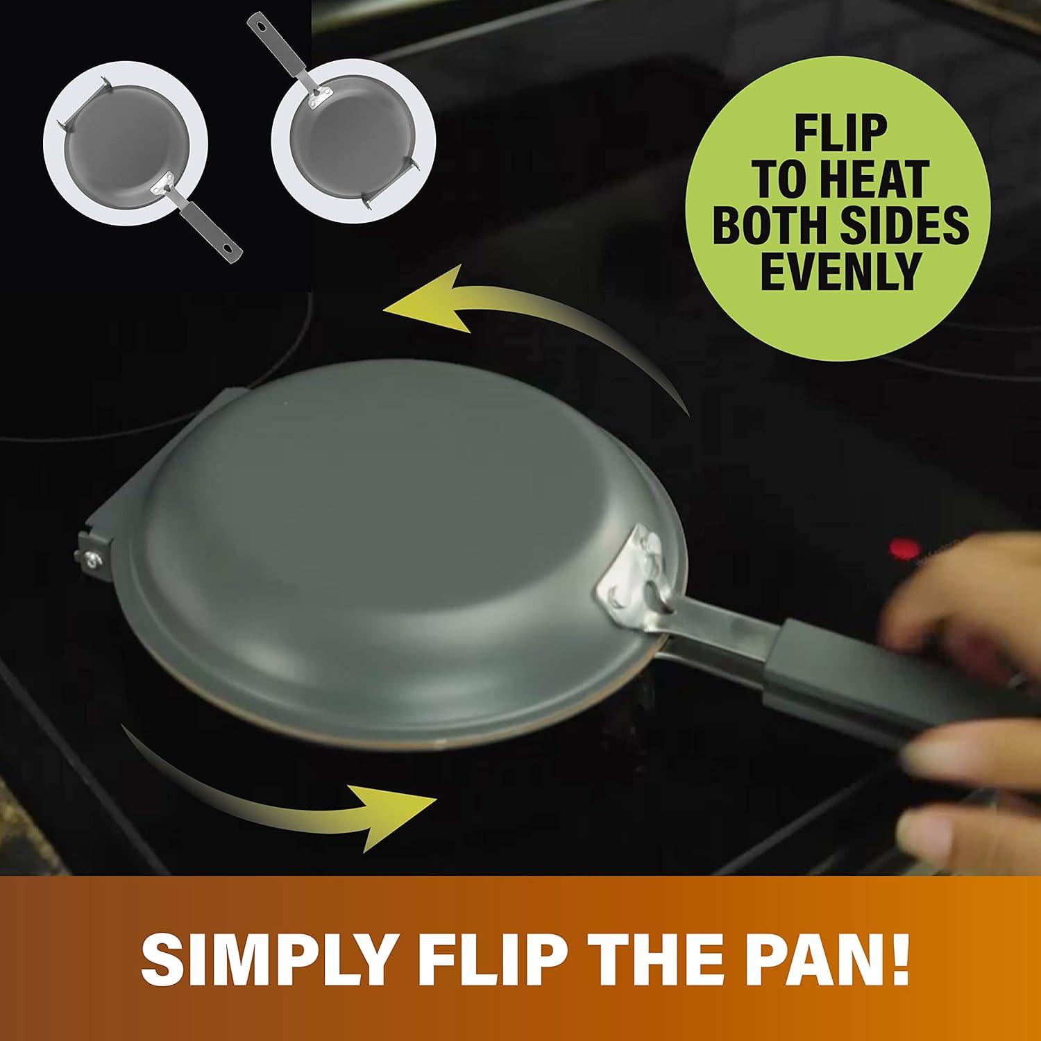 Gotham Steel Gotham Steel Nonstick Double Side Frying Pan Pancake Maker