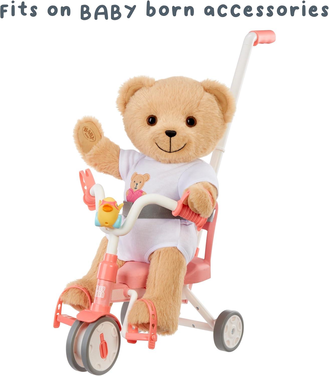 Baby Born My Teddy Bear - Soft and Cuddly, Posable, Removable Outfit