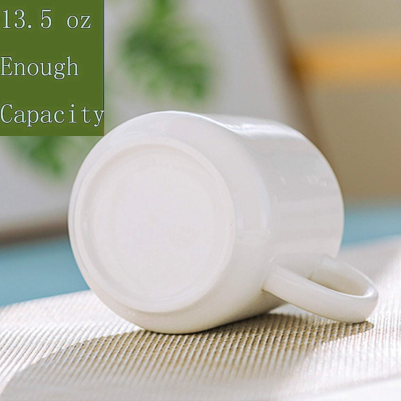 Clearance Cow Mug with Cow Inside Cute Coffee Mugs with Handle Tea Cups Ceramic Cup Funny Coffee Mugs with Spoon Mugs Gift Women Friends Unique Coffee Mug for Birthday Party Novelty Gift Fo