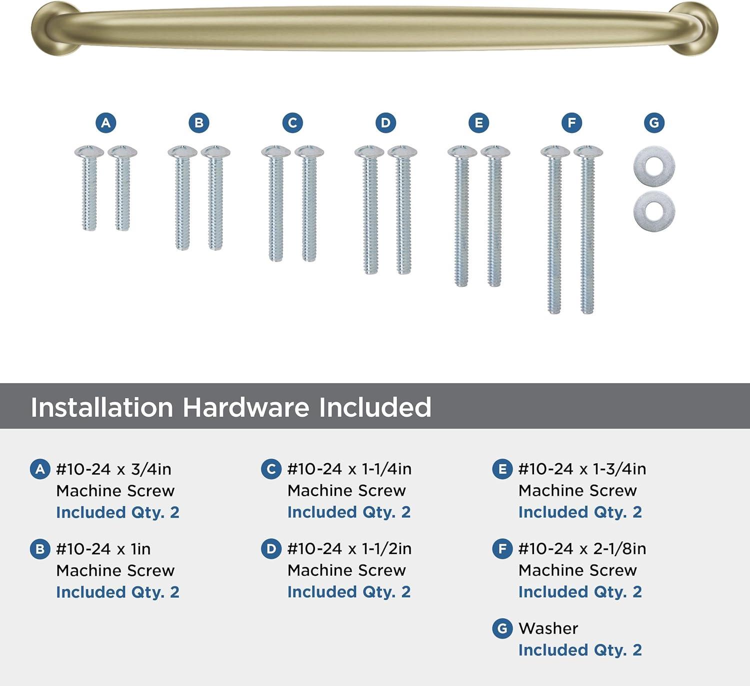 Amerock Renown 12 inch (305mm) Center-to-Center Golden Champagne Appliance Pull