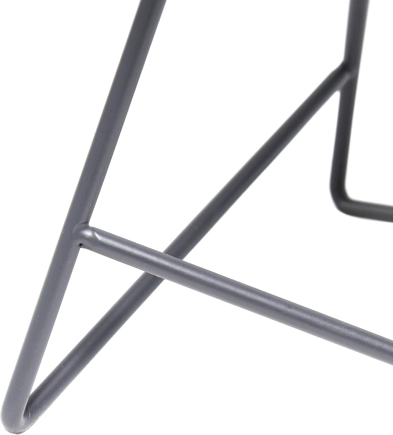 Down To The Wire Table Lamp with Fabric Shade Gray - Simple Designs