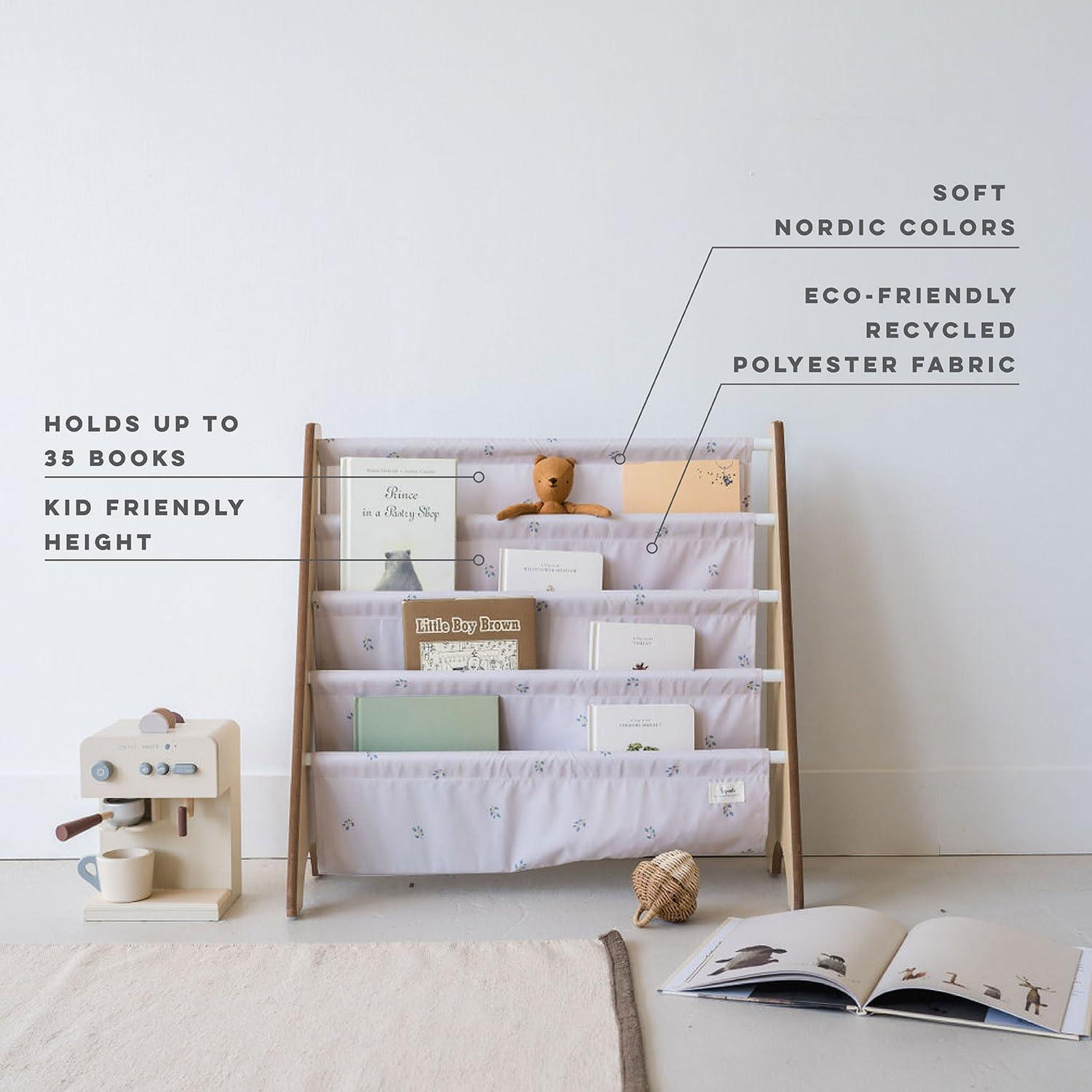3 Sprouts 3 Sprouts - Book Shelf - Kids Book Rack Organizer  - Baby Room Bookcase