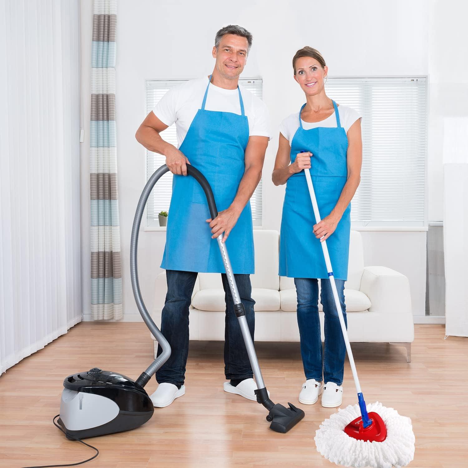 4 Pack Spin Mop Refill - Replacement Head Compatible with O Cedar, Microfiber Spin Mop Refills,clean the floor. Easy Floor Cleaning Mop Head Replacement - Bonison