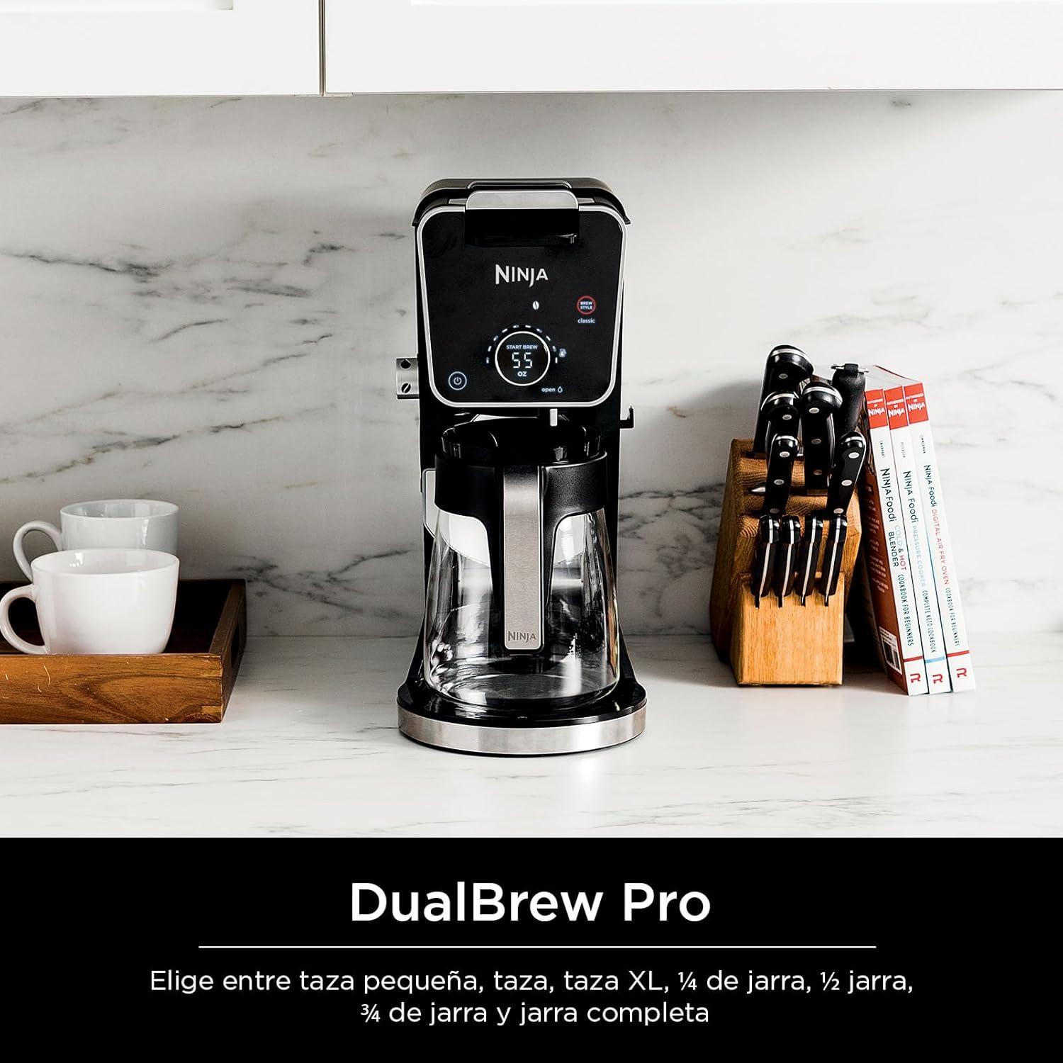 Ninja® DualBrew Pro Specialty Coffee System, Single-Serve, Compatible with K-Cups & 12-Cup Drip Coffee Maker