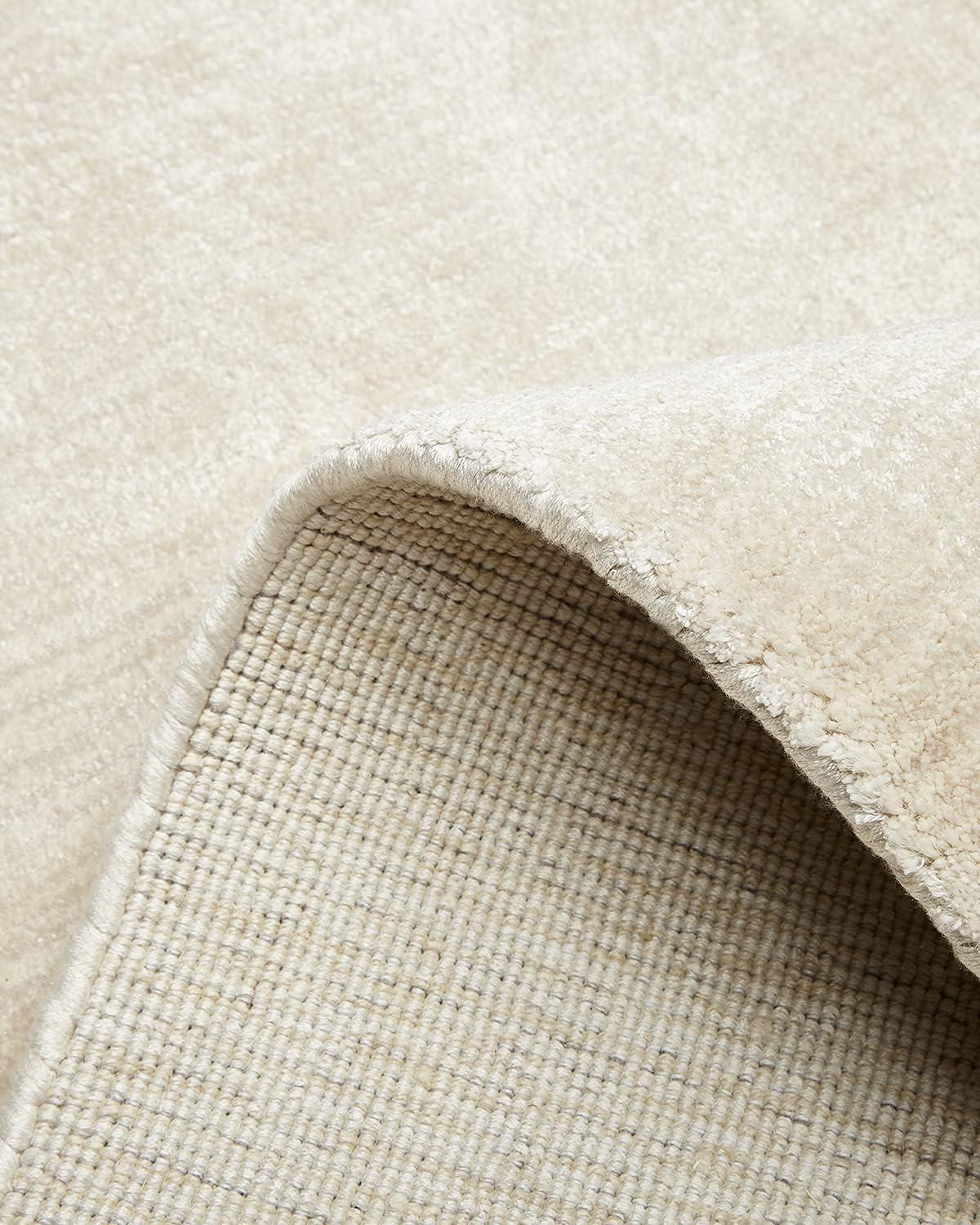 Lodhi Elegance Sepia Hand-Knotted Wool-Blend 8' x 10' Area Rug