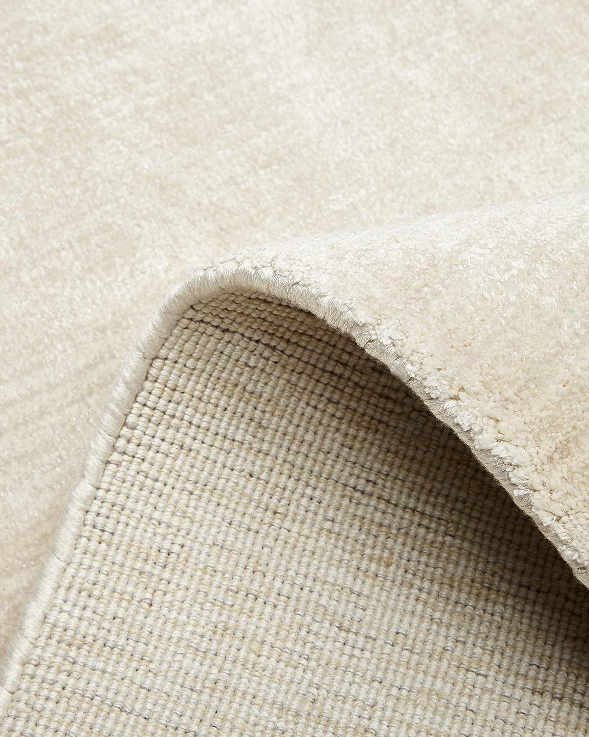 Lodhi Elegance Sepia Hand-Knotted Wool-Blend 8' x 10' Area Rug