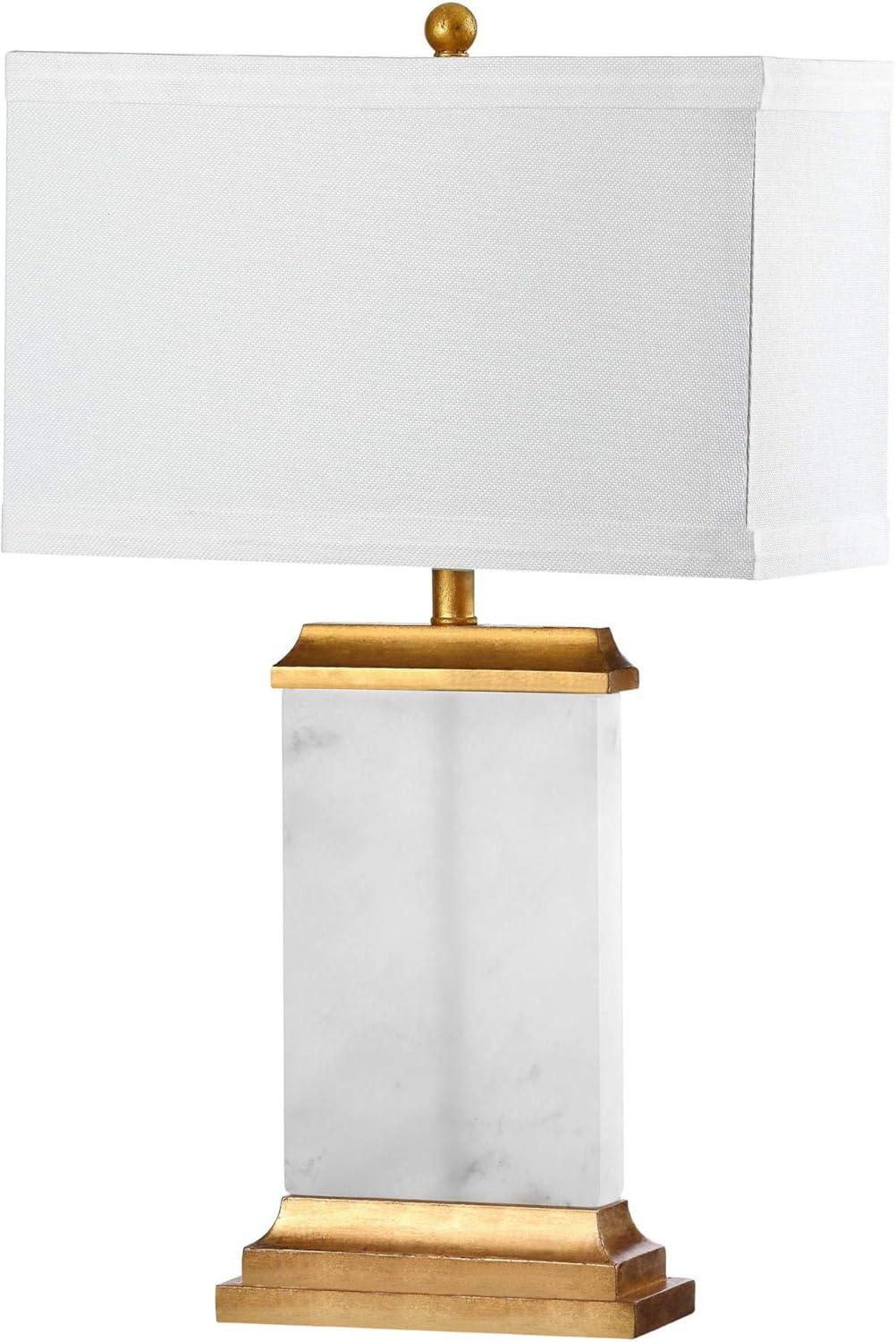 Susannah Alabaster Table Lamp - White - Safavieh.