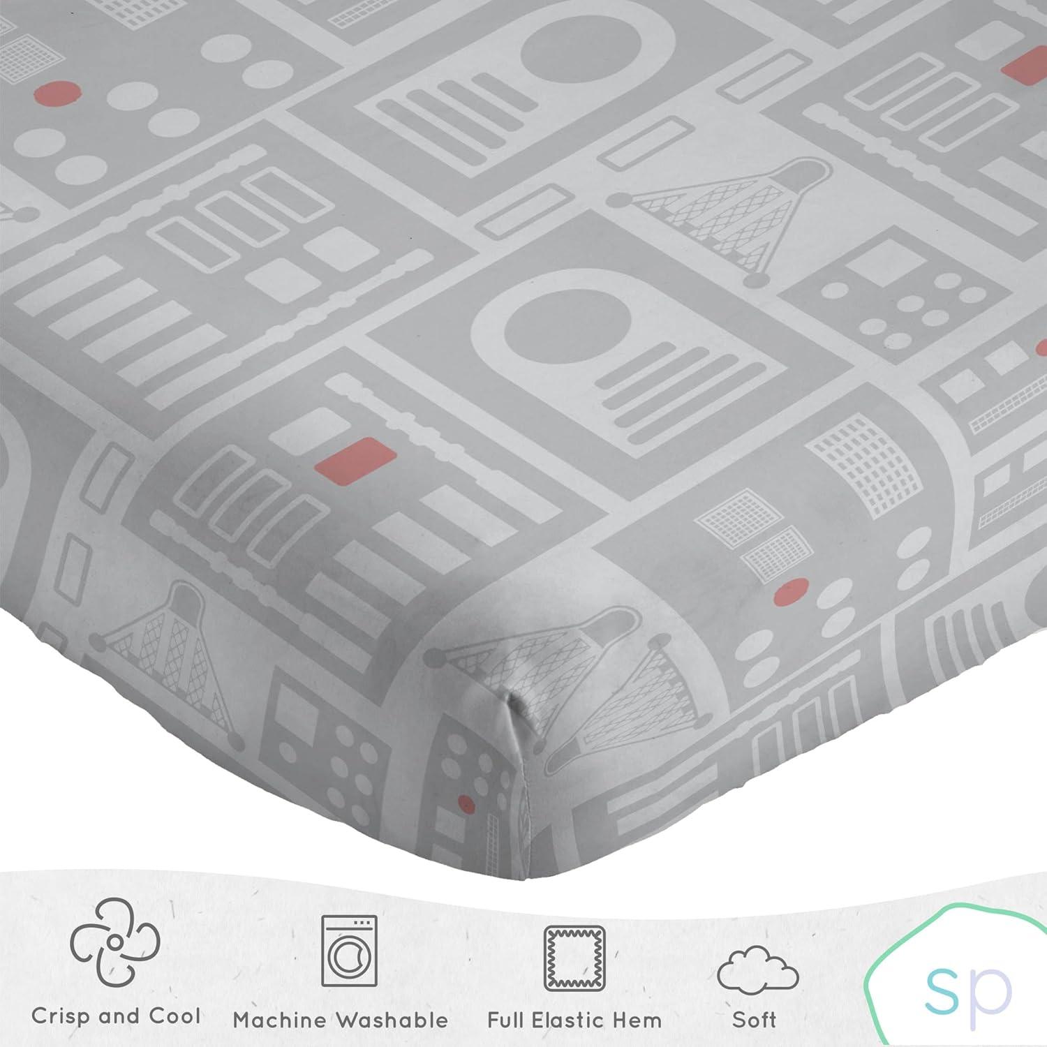 Saturday Park Saturday Park Ombre Butterflies 100% Organic Cotton Sheet Set