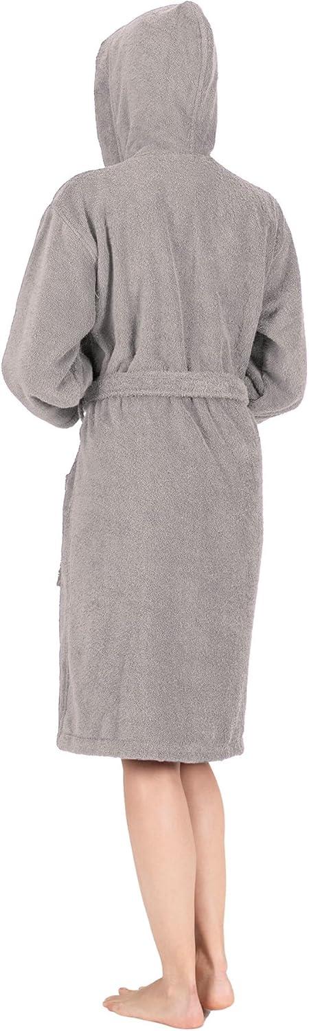 Nine West Hooded  Turkish Cotton Unisex Bath Robe Collection