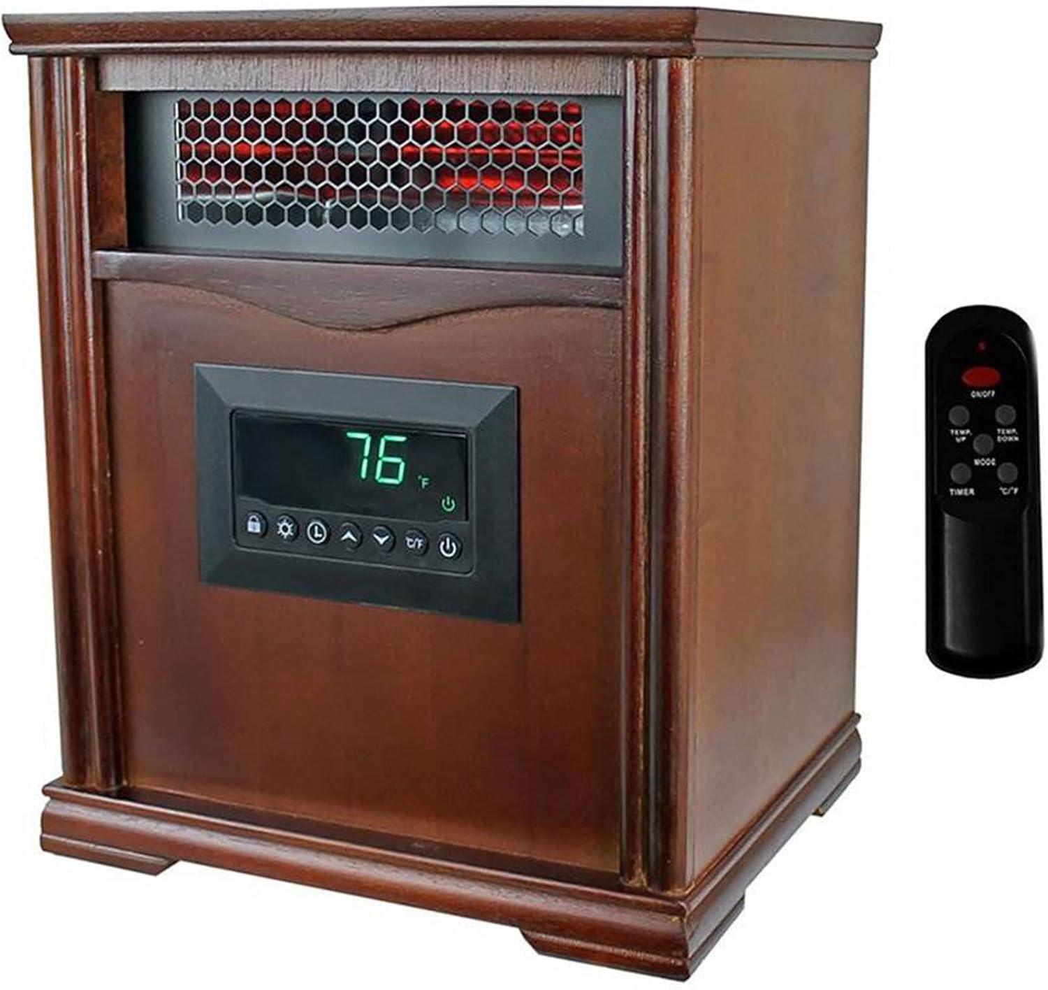 LifeSmart LifePro 4 Element 1500W Electric Infrared Quartz Indoor Space Heater