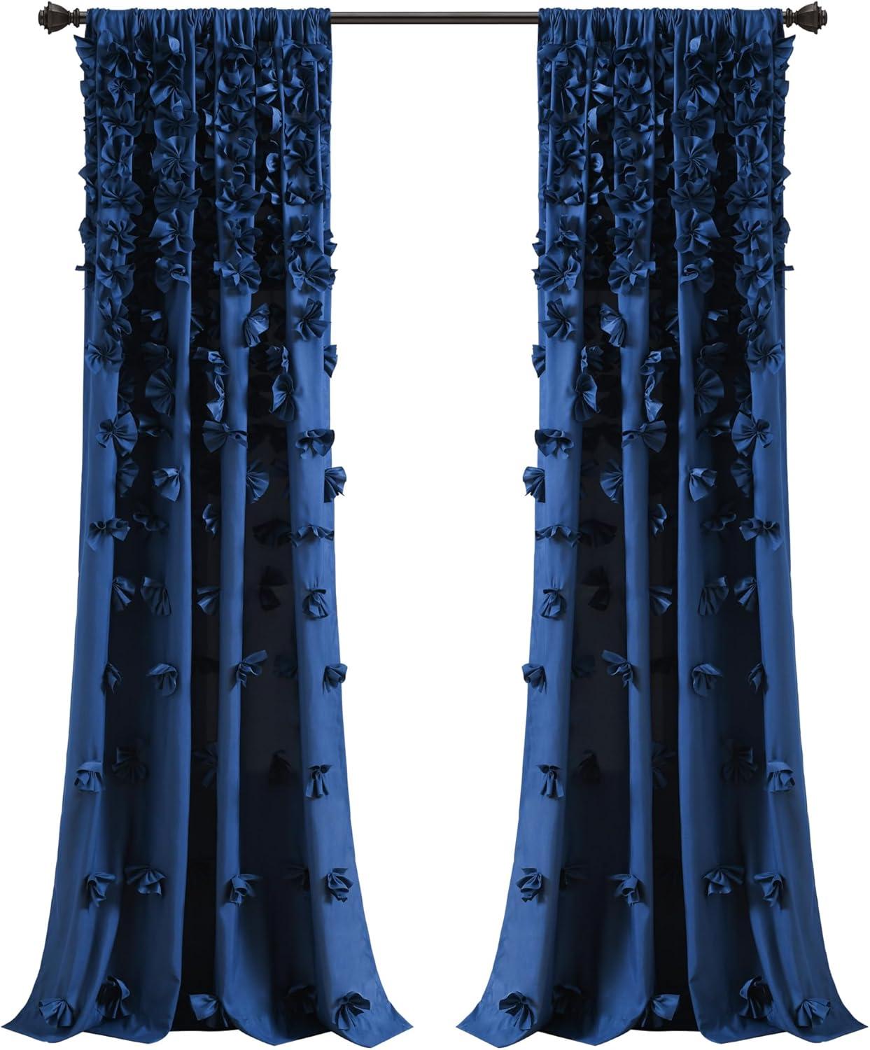 Lush Decor Riley Rod Pocket Curtain Panel