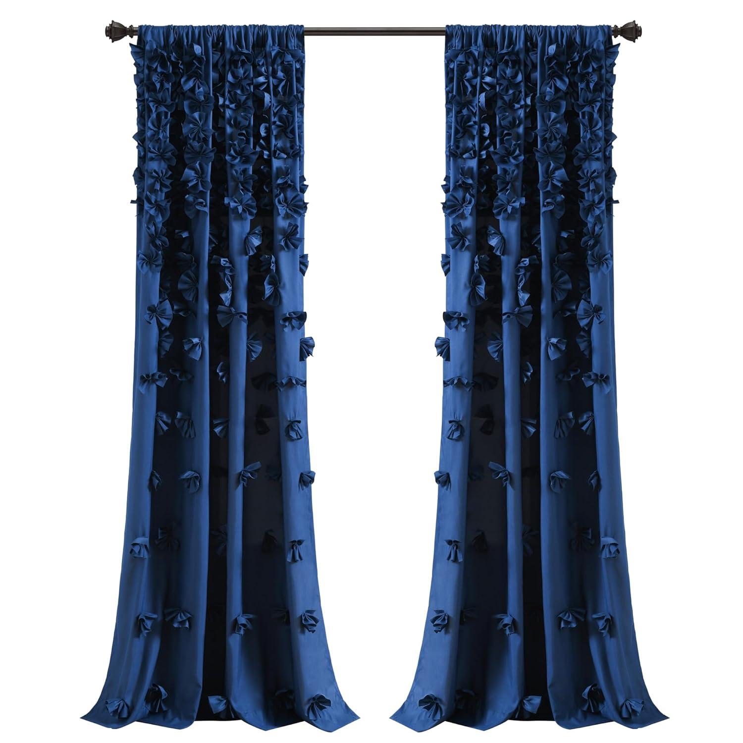 Lush Decor Riley Rod Pocket Curtain Panel