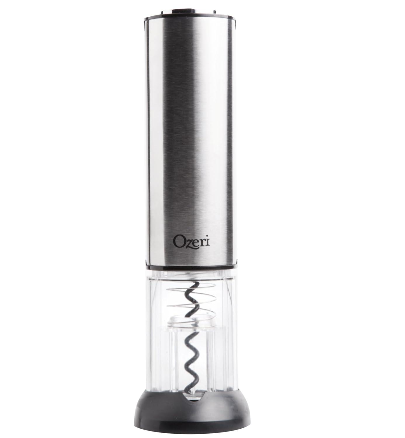 Ozeri Ozeri Extravo Electric Wine Opener in Stainless Steel with Auto Activation