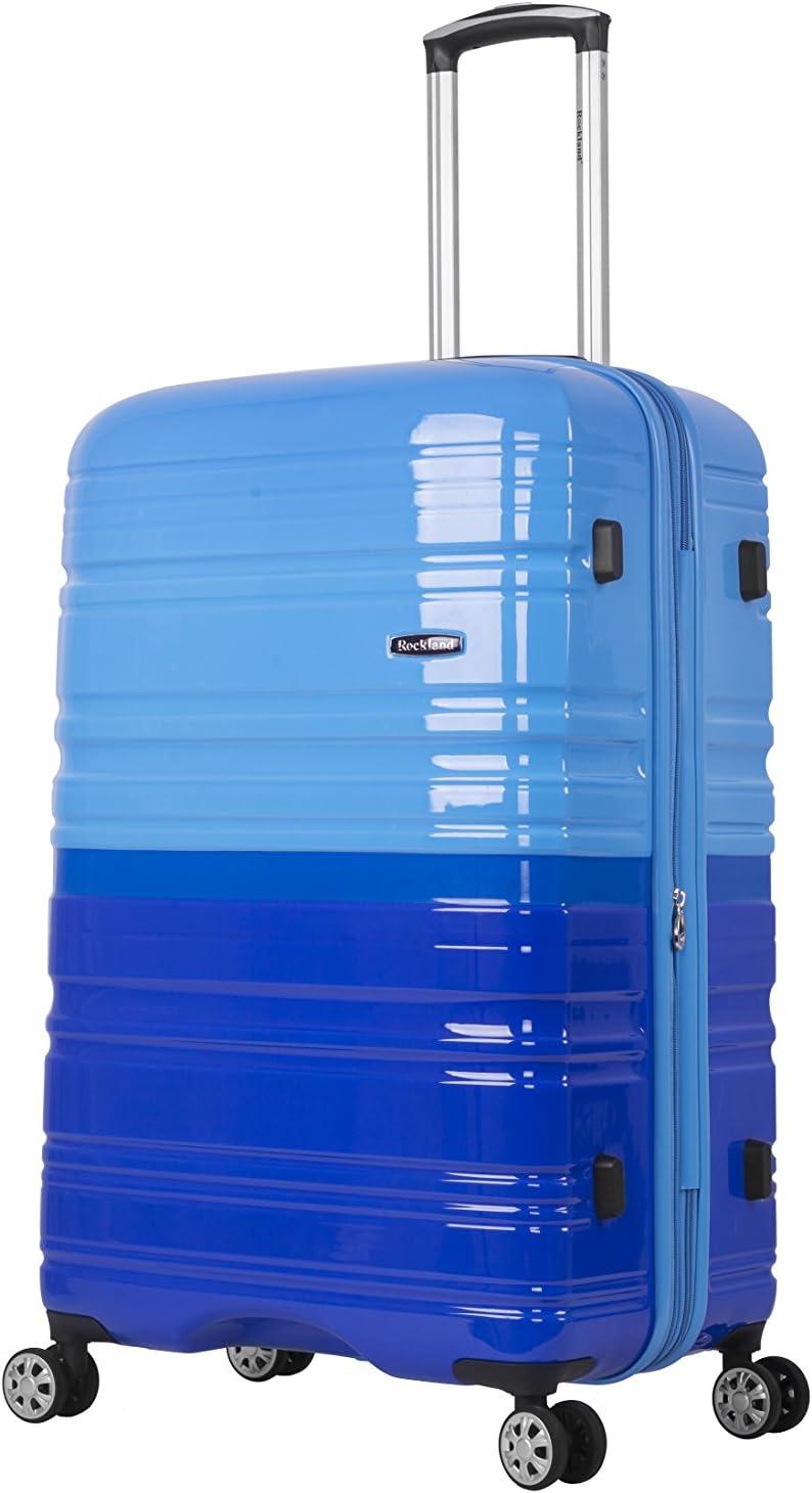 Luggage Expandable Spinner Set, Blue & Sky Blue - 2 Piece