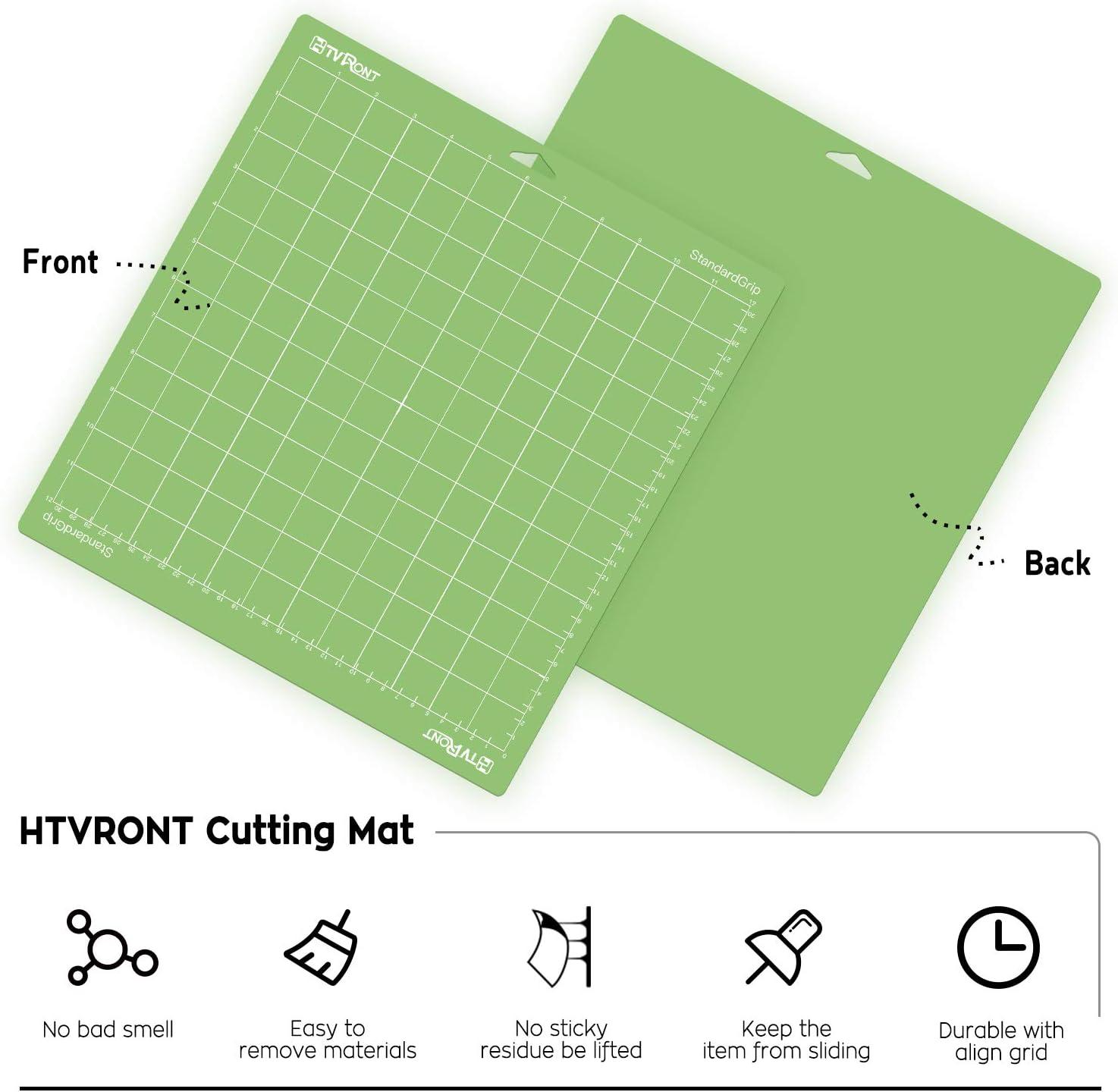 HTVRONT 3 Pack 12" x 12" Standard Grip Cutting Mat for HTVRONT Explore Air 2/Air/One/Maker