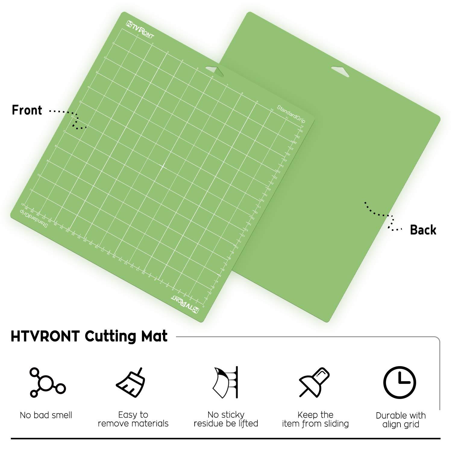 HTVRONT 3 Pack 12" x 12" Standard Grip Cutting Mat for HTVRONT Explore Air 2/Air/One/Maker