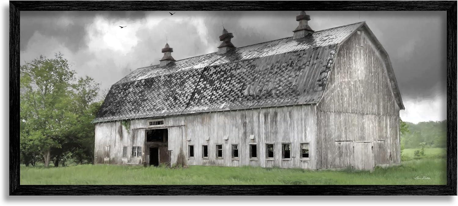 Stupell Industries " Farmland Barn Overhead Clouds " by Lori Deiter