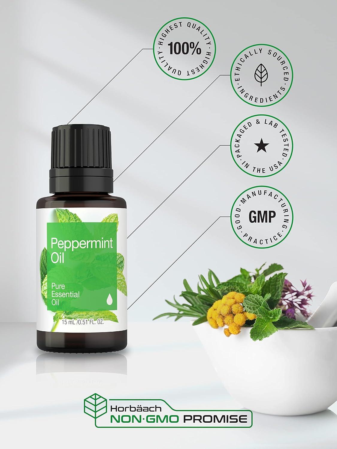 Lemon Eucalyptus Oil | 2 oz | Natural, Undiluted, GC/MS Tested | by Horbaach