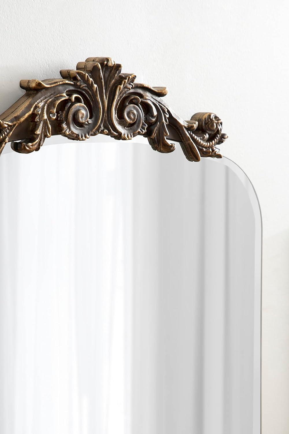 Kate and Laurel Arendahl Glass Arch Mirror, 20x30, Gold