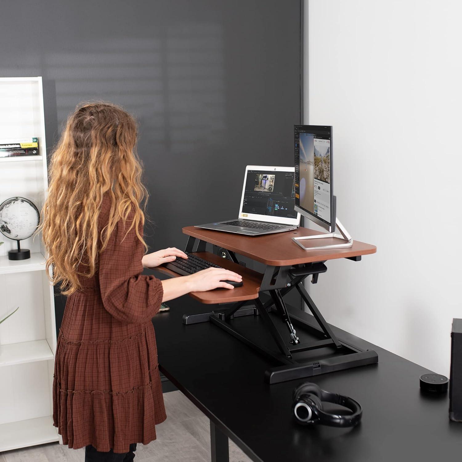 VIVO Height Adjustable Standing Desk Converter (DESK-V000K Series)