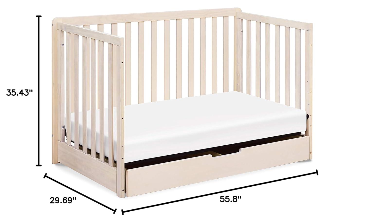 Colby 4-in-1 Convertible Crib with Storage