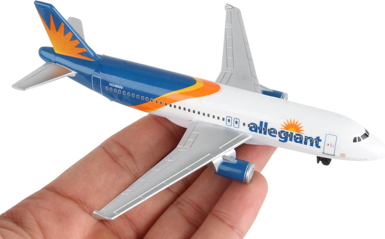 Diecast Metal Aircraft Toy Commercial Airplane - Allegiant Airlines