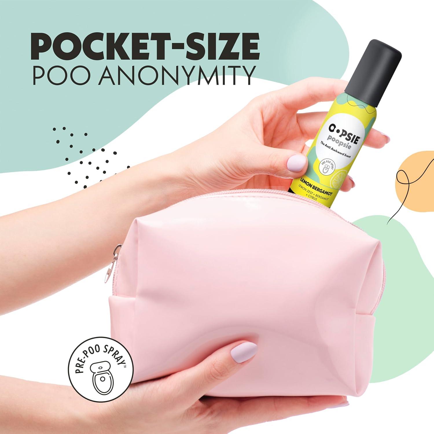 Toilet Spray Lemon Bergamot and Morning Shower Giftable 2 Pack Assorted Scents 2oz