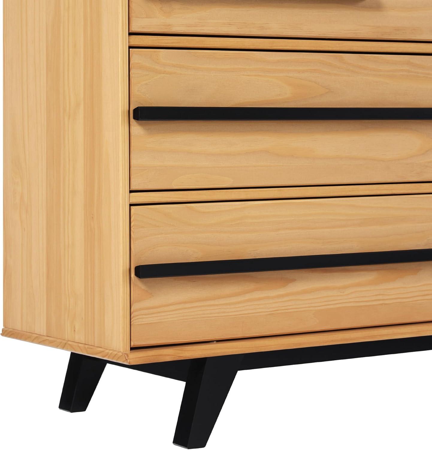 Amiliya Modern Solid Wood Detailed 6-Drawer Dresser