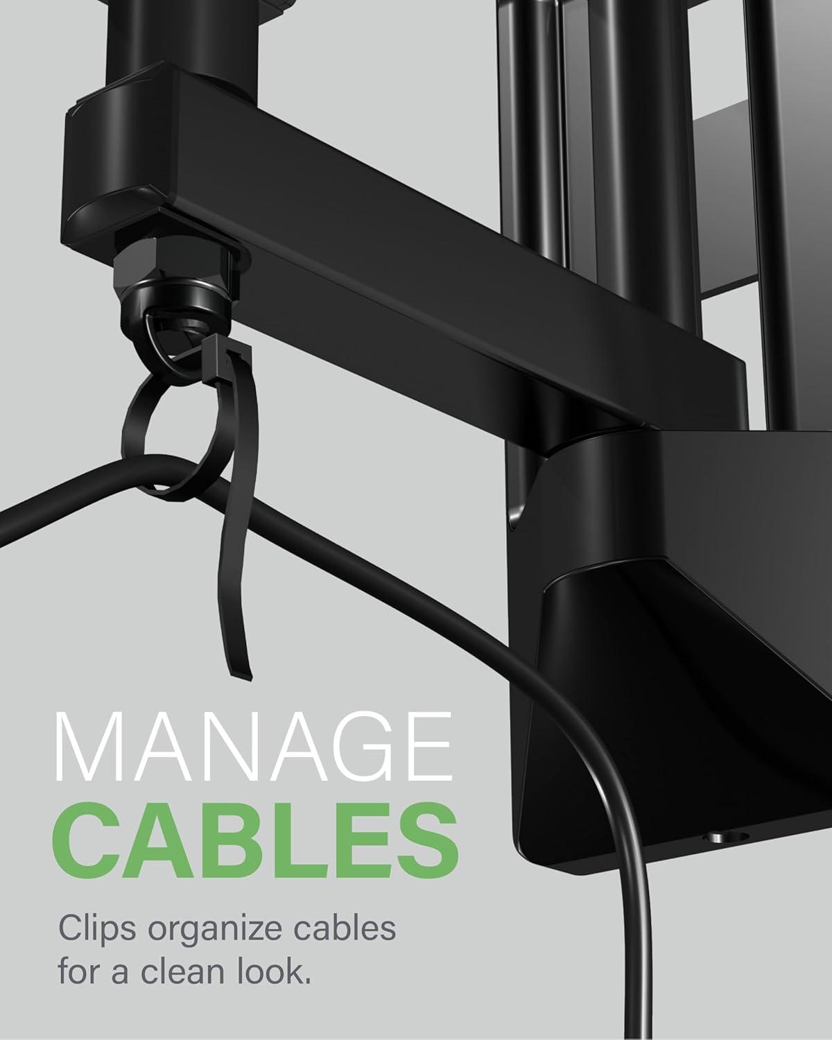 SANUS Full Motion TV Mount - Single Stud 19 to 40 inch TV Wall Mount Tilts, Extends & Swivels - Easy DIY Install Includes All Hardware & Post Install Leveling - Great for Corners