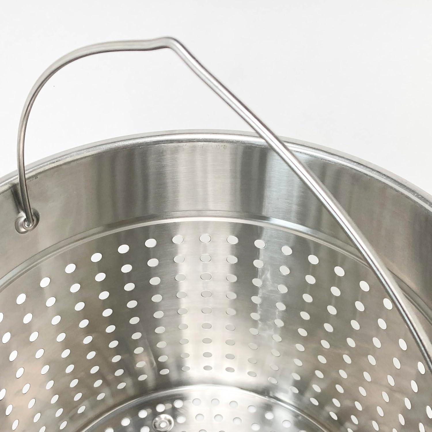 Bayou Classic 24 Quart Stainless Steel Stock Pot Kit