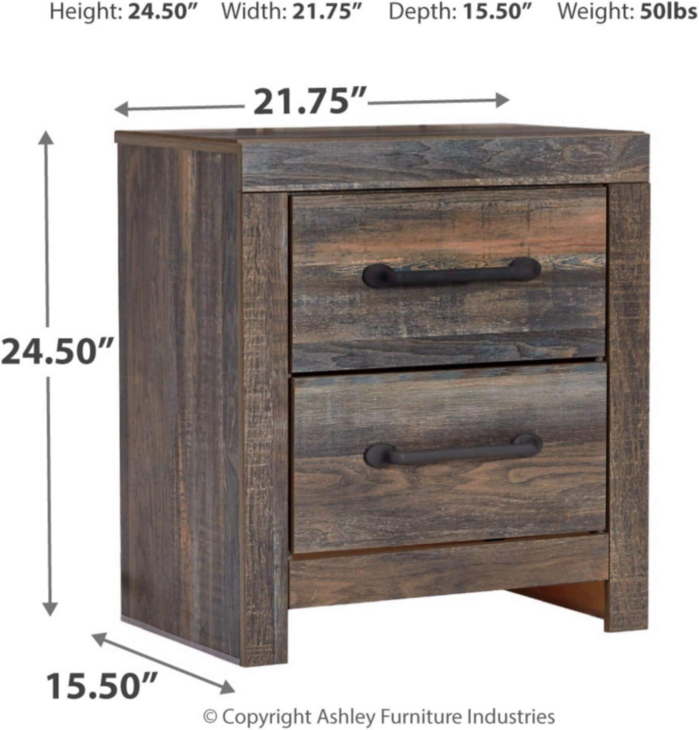 Drystan Two Drawer Nightstand - Signature Design by Ashley