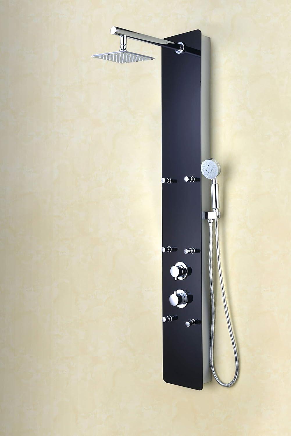 Melody 59'' Shower Panel with Adjustable Shower Head