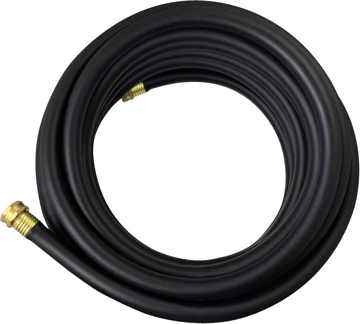 Flexon Flextreme 50ft Black Synthetic Rubber Garden Hose