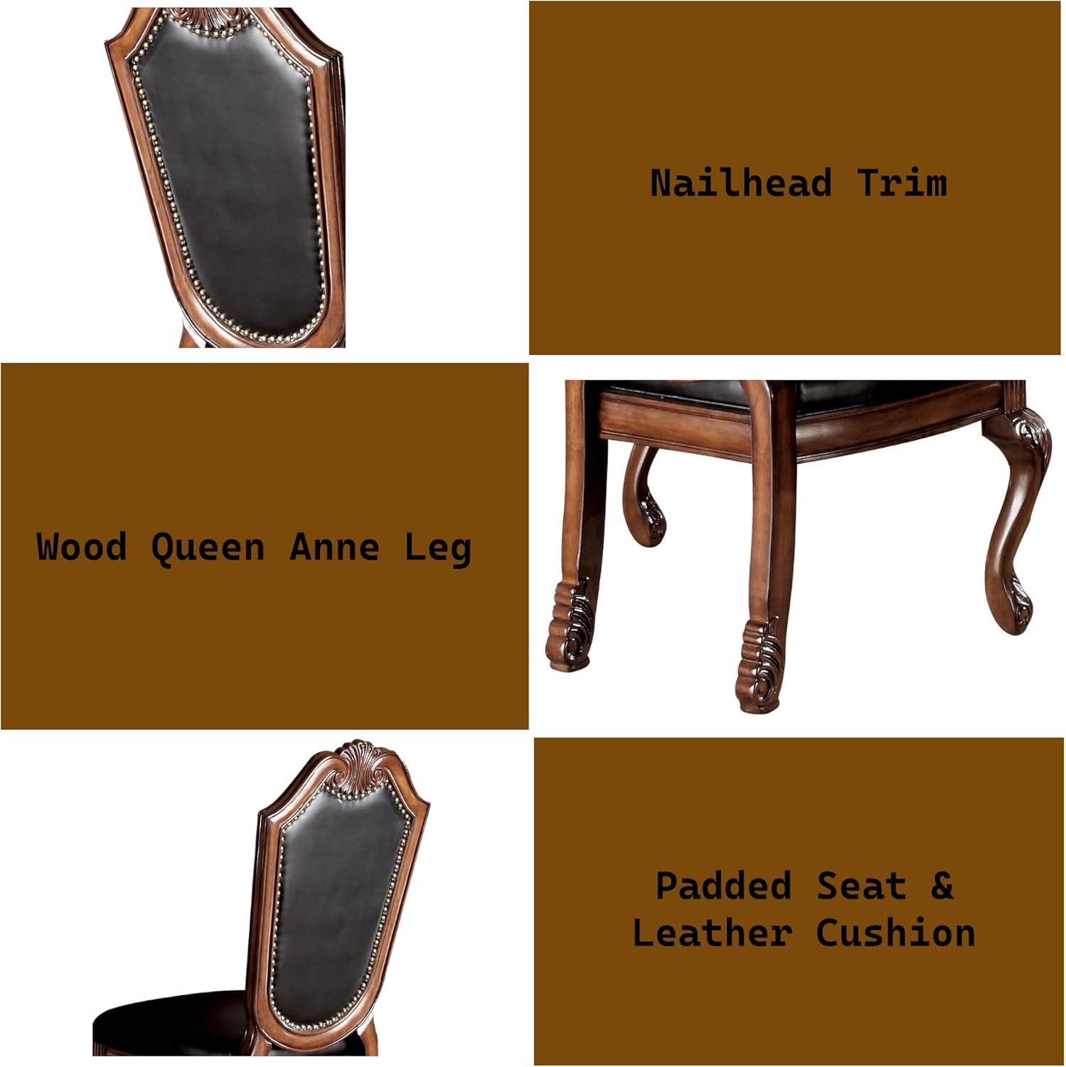 Acme Furniture Industry Inc. Chateau De Ville Side Chair (Set-2) in , Cherry (Set of 2)