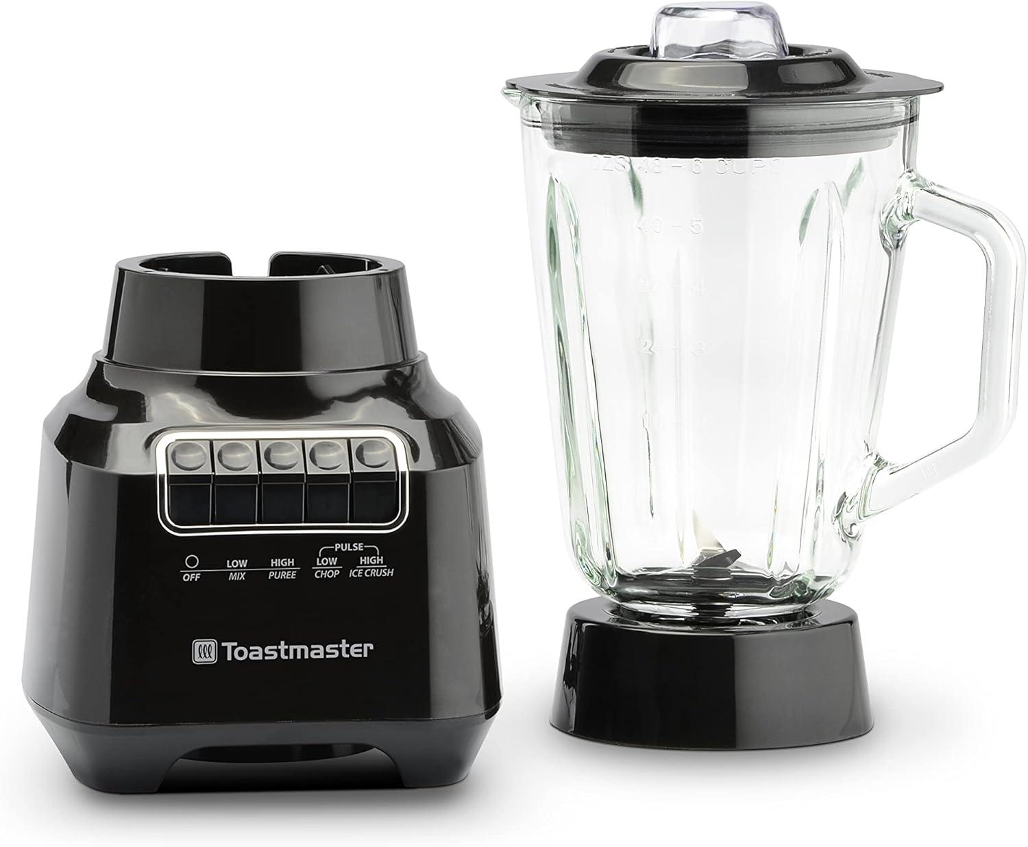 Toastmaster Two Speed Blender with 48 Oz Glass Jar