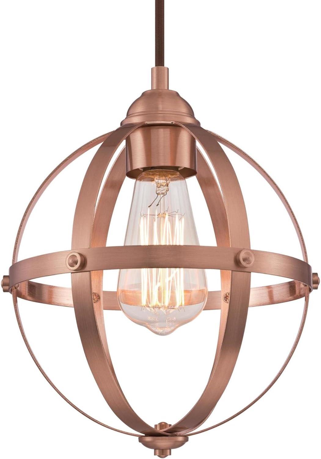 Westinghouse Lighting 6362100 1 Light Mini Pendant, Washed Copper