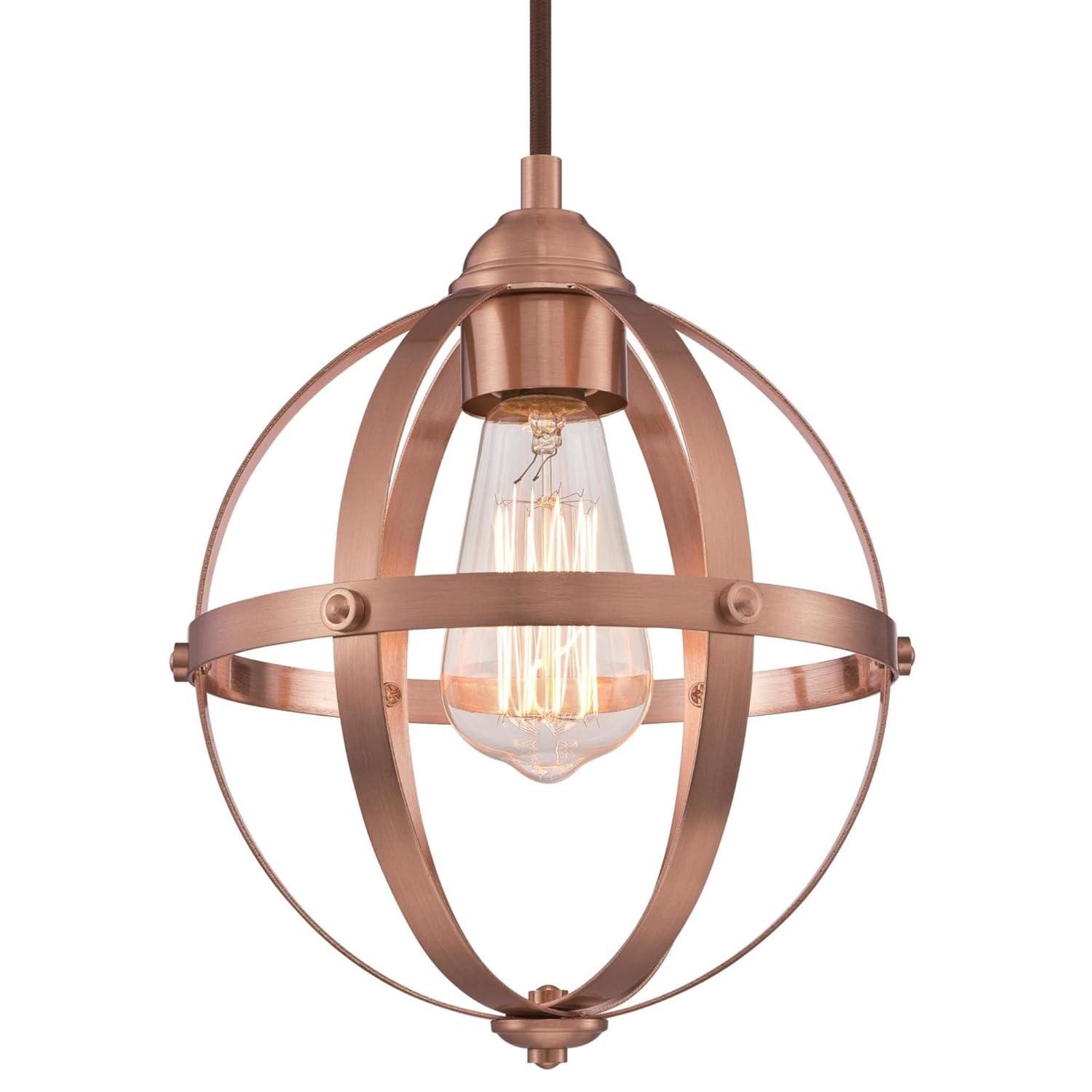 Westinghouse Lighting 6362100 1 Light Mini Pendant, Washed Copper