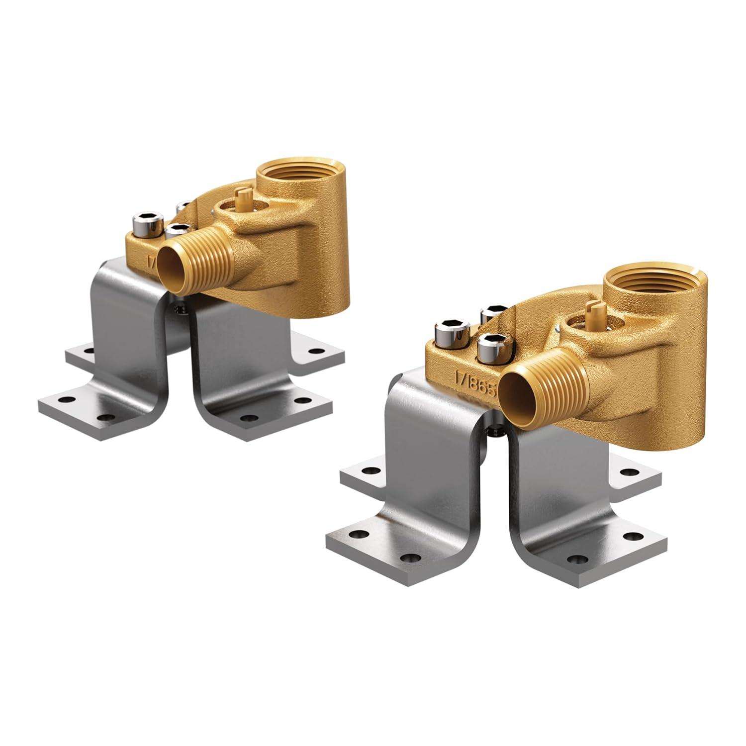 Weymouth Single Riser Tub Filler Concrete Mounting System