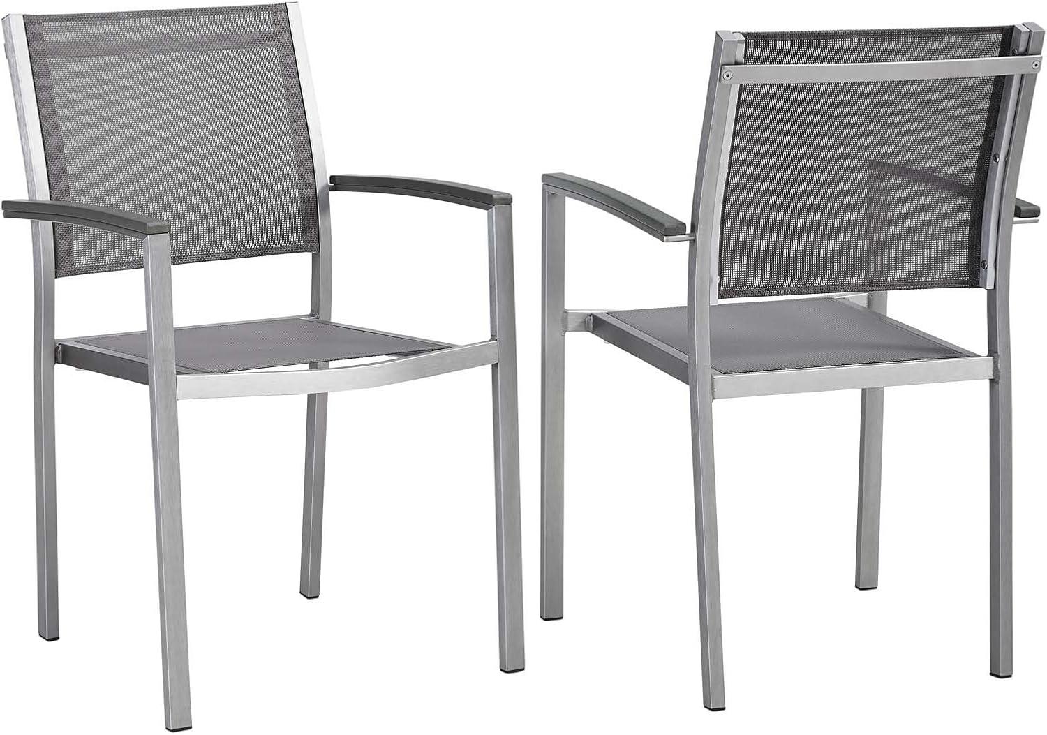 Modway Shore Dining Chair Outdoor Patio Aluminum